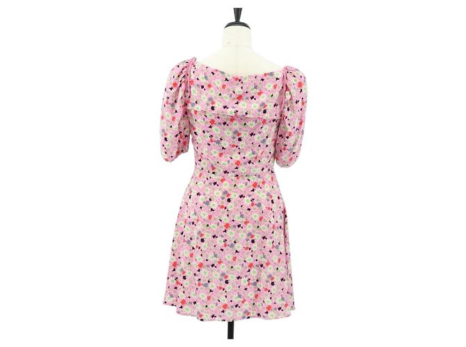 Miu Miu Mono de Seda Rosa Auth 154093 - vista 2