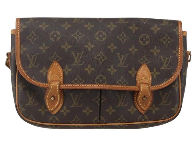 LOUIS VUITTON Borsa a Spalla Gibeciere MM Monogram M42247 LV Auth am10415 Monogramma - vista 13