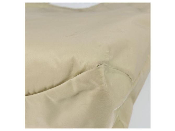 Borsa a mano Vala in nylon beige e argento di Salvatore Ferragamo Auth 159394 - vista 15