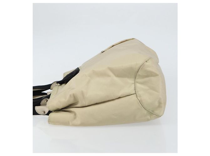 Borsa a mano Vala in nylon beige e argento di Salvatore Ferragamo Auth 159394 - vista 4