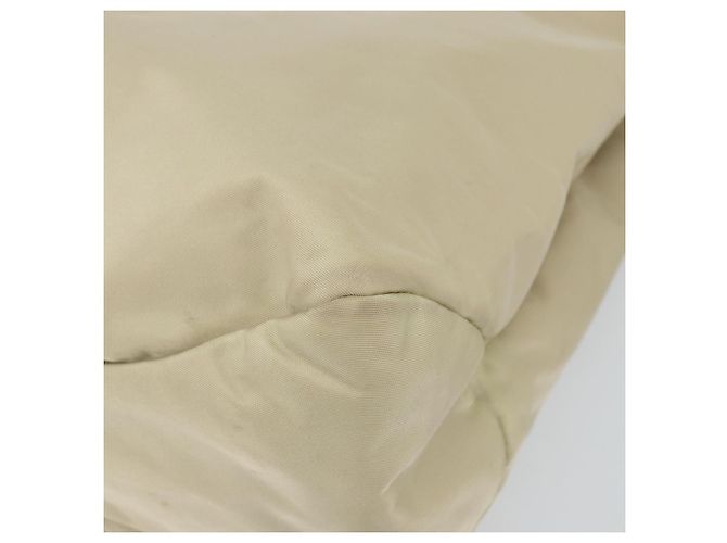 Borsa a mano Vala in nylon beige e argento di Salvatore Ferragamo Auth 159394 - vista 9