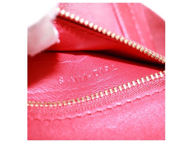 Céline Borsa tote Horizontalkava in pelle rossa e oro Auth bs32104 Rosso D'oro - vista 12