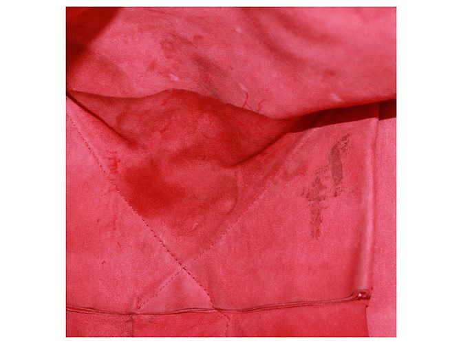 Céline Borsa tote Horizontalkava in pelle rossa e oro Auth bs32104 Rosso D'oro - vista 22
