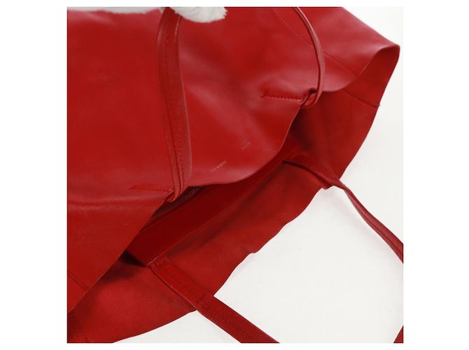 Céline Borsa tote Horizontalkava in pelle rossa e oro Auth bs32104 Rosso D'oro - vista 7