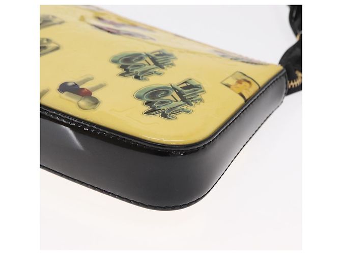 Louis Vuitton – Pochette Accessoires NM in Vernice Gialla Giallo - vista 10
