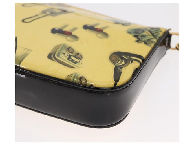 Louis Vuitton – Pochette Accessoires NM in Vernice Gialla Giallo - vista 12
