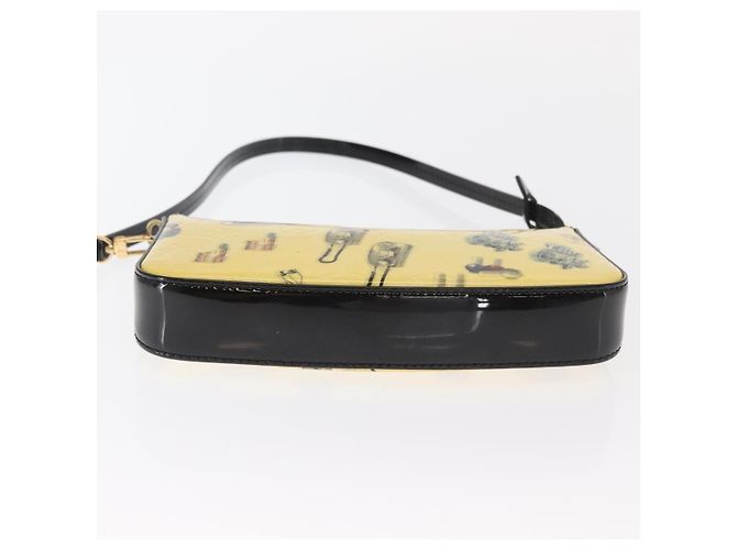 Louis Vuitton – Pochette Accessoires NM in Vernice Gialla Giallo - vista 18