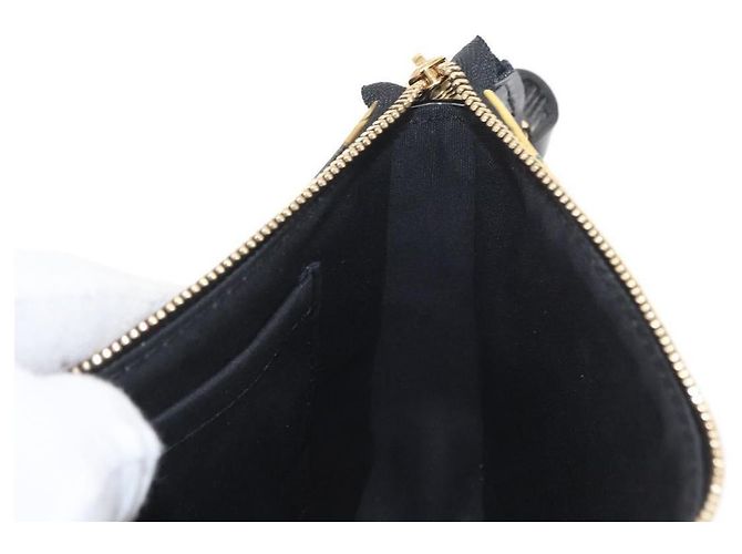 Louis Vuitton – Pochette Accessoires NM in Vernice Gialla Giallo - vista 19