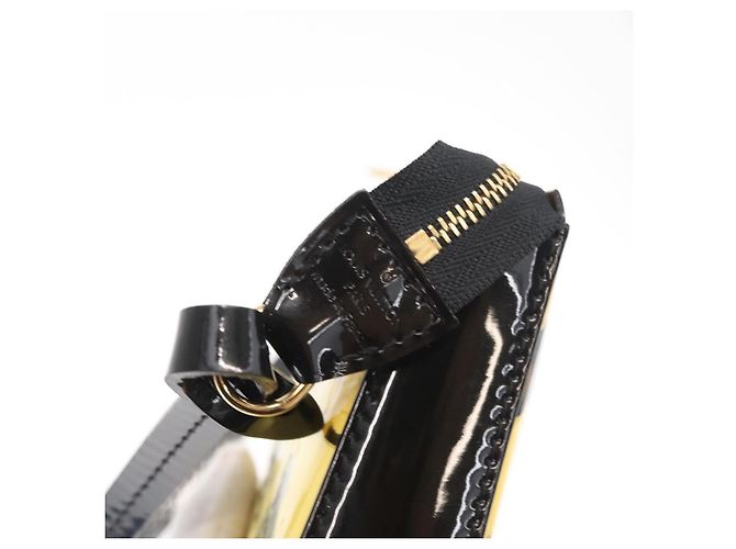 Louis Vuitton – Pochette Accessoires NM in Vernice Gialla Giallo - vista 6