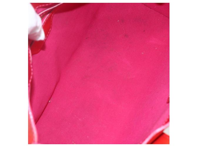 LOUIS VUITTON Borsa a Mano Monogram Vernis Wilshire PM Rose Pop M93643 Auth ka1388 Rosa - vista 11