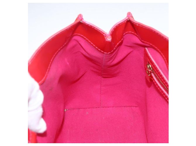LOUIS VUITTON Borsa a Mano Monogram Vernis Wilshire PM Rose Pop M93643 Auth ka1388 Rosa - vista 20