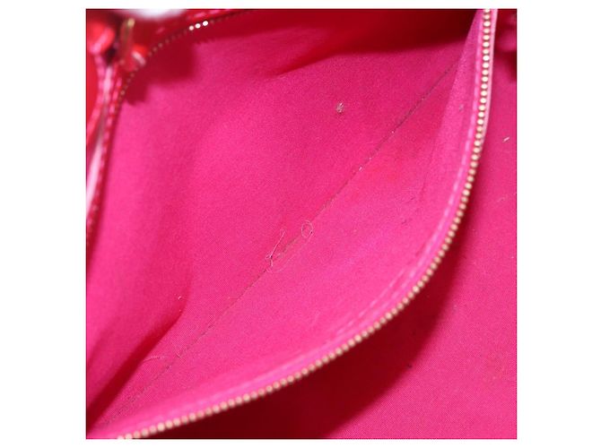 LOUIS VUITTON Borsa a Mano Monogram Vernis Wilshire PM Rose Pop M93643 Auth ka1388 Rosa - vista 21