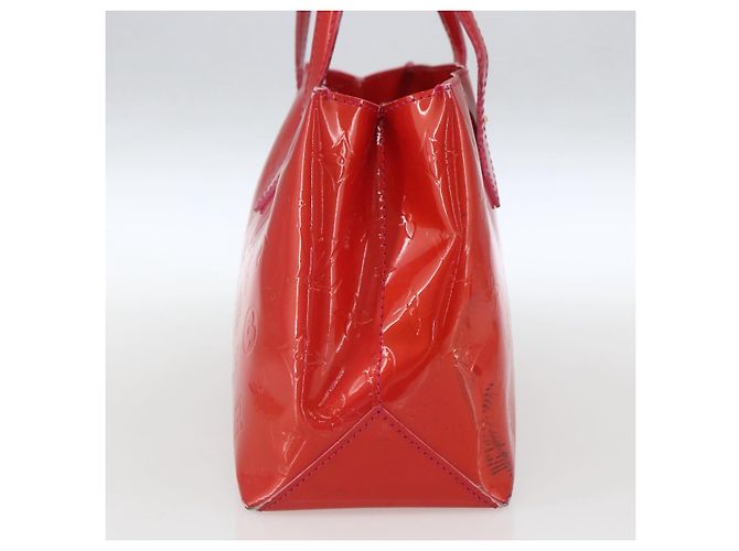 LOUIS VUITTON Borsa a Mano Monogram Vernis Wilshire PM Rose Pop M93643 Auth ka1388 Rosa - vista 3