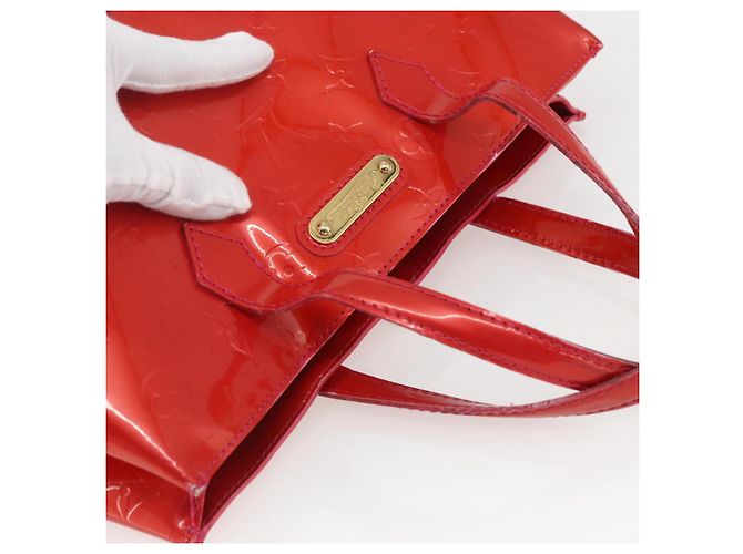 LOUIS VUITTON Borsa a Mano Monogram Vernis Wilshire PM Rose Pop M93643 Auth ka1388 Rosa - vista 6