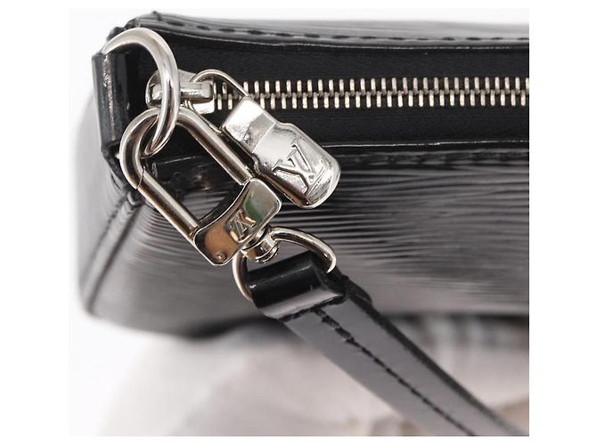 LOUIS VUITTON Pochette Accessori Epi Elettrico Nera M4080N Auth SW1783 Nero - vista 10
