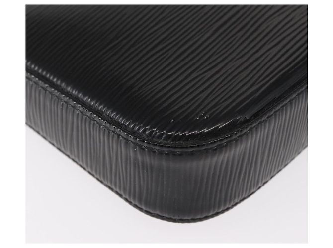 LOUIS VUITTON Pochette Accessori Epi Elettrico Nera M4080N Auth SW1783 Nero - vista 15