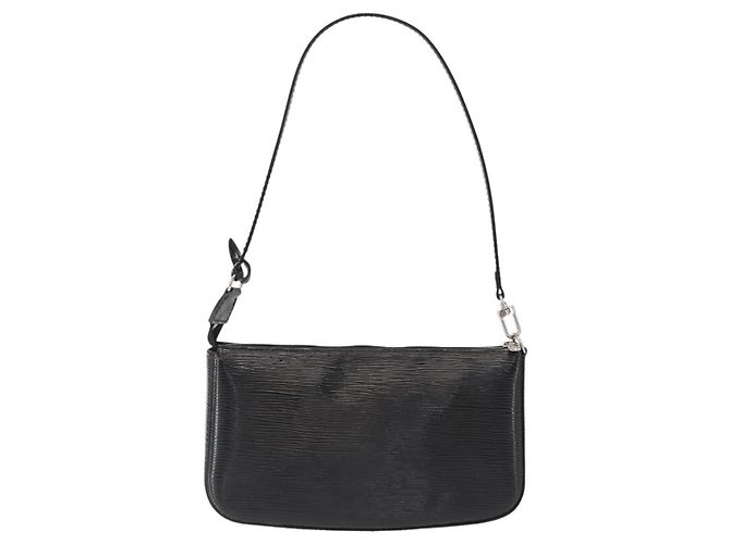 LOUIS VUITTON Pochette Accessori Epi Elettrico Nera M4080N Auth SW1783 Nero - vista 2