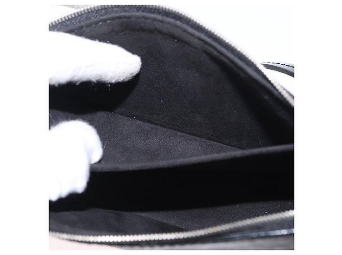 LOUIS VUITTON Pochette Accessori Epi Elettrico Nera M4080N Auth SW1783 Nero - vista 20