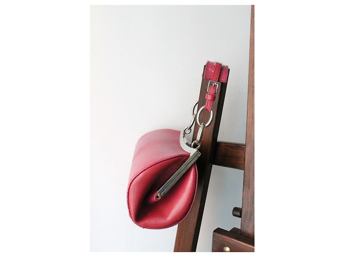 Borsa minaudière in lucertola rosa Christian Dior 2004 - vista 3