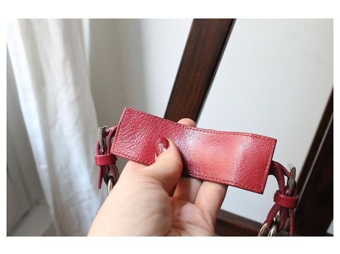 Borsa minaudière in lucertola rosa Christian Dior 2004 - vista 7