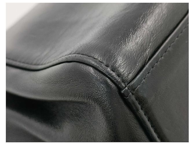 Chanel Vintage Chocolate Bar Reissue Flap Quilted Lambskin Medium Nero - vista 4