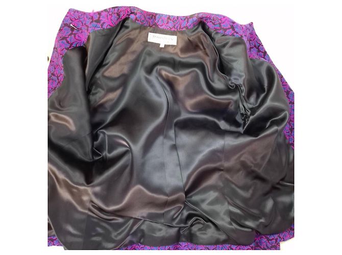 Yves Saint Laurent YSL tailleur viola vintage 1991 Viola scuro - vista 11