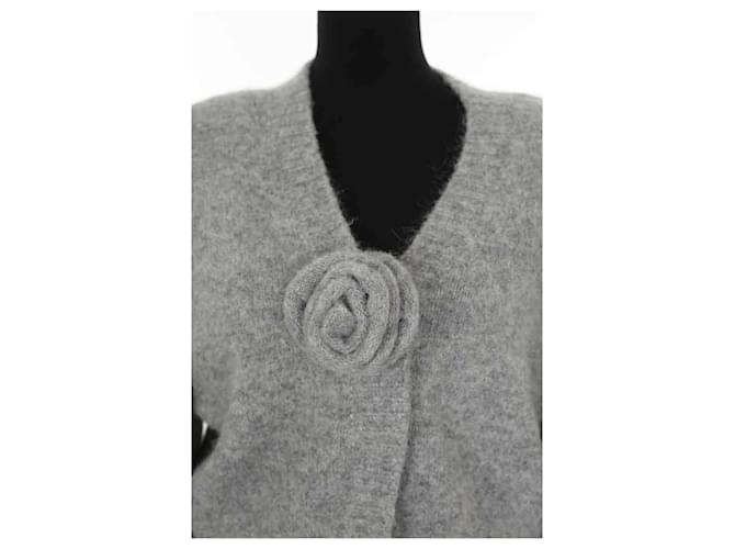 Rotate Grauer Wollcardigan - Ansicht 2