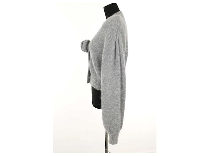 Rotate Grauer Wollcardigan - Ansicht 3