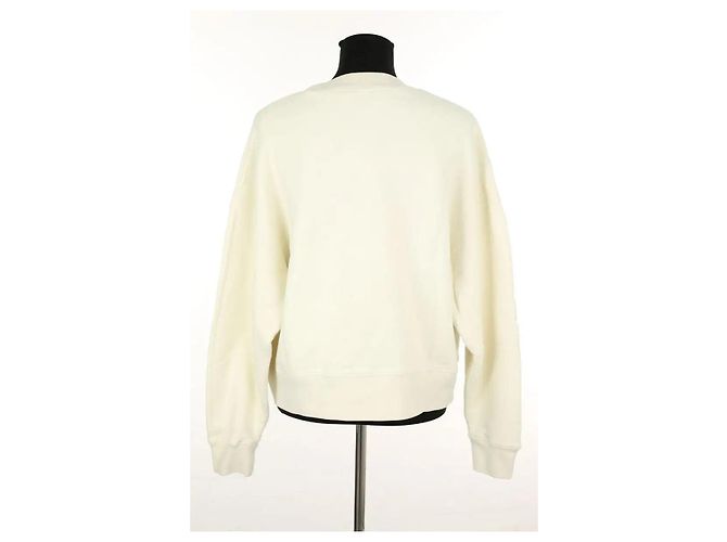 Palm Angels Sudadera de algodón amarilla Amarillo - vista 4
