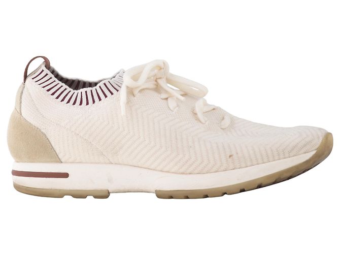 Sneakers Loro Piana 360 Flexy Walk Bianco - vista 4