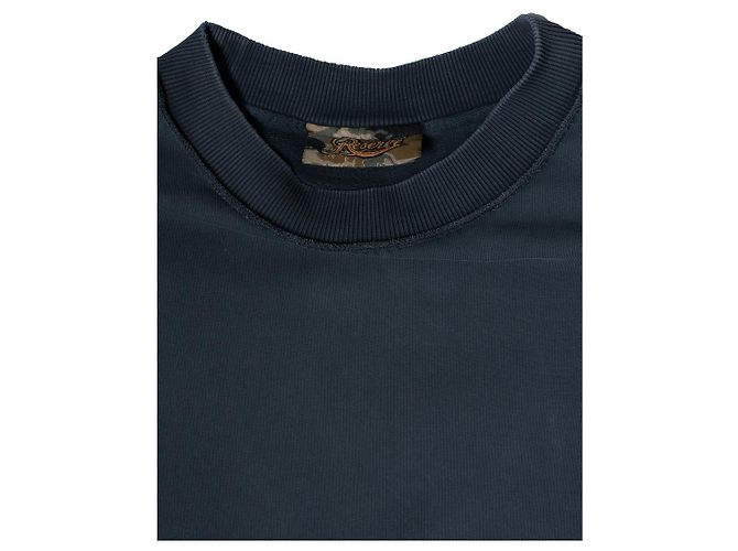 Autre Marque Suéter desgastado con estampado en las mangas Gris - vista 6