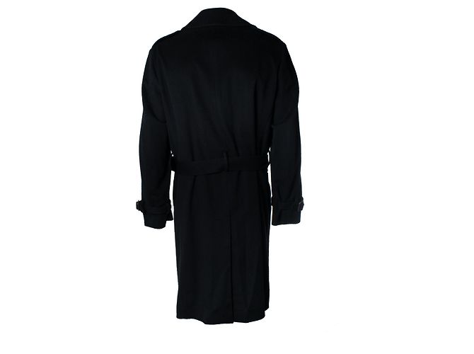 Autre Marque Lardini, abrigo de lana negro - vista 3
