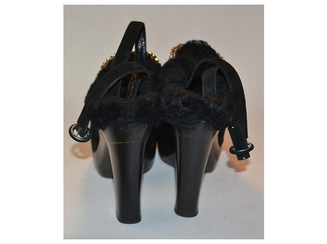 Botines Sonia Rykiel de ante negro talla 36 IT - vista 3