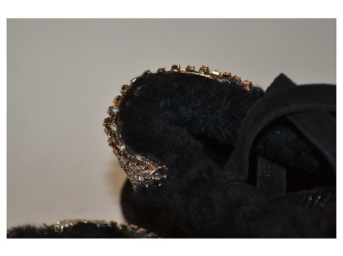 Botines Sonia Rykiel de ante negro talla 36 IT - vista 5