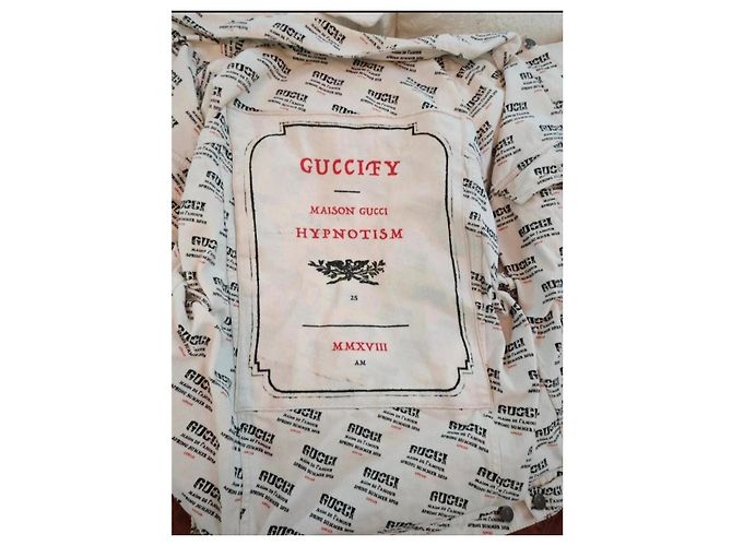 Giacca Gucci x Guccify Beige - vista 5