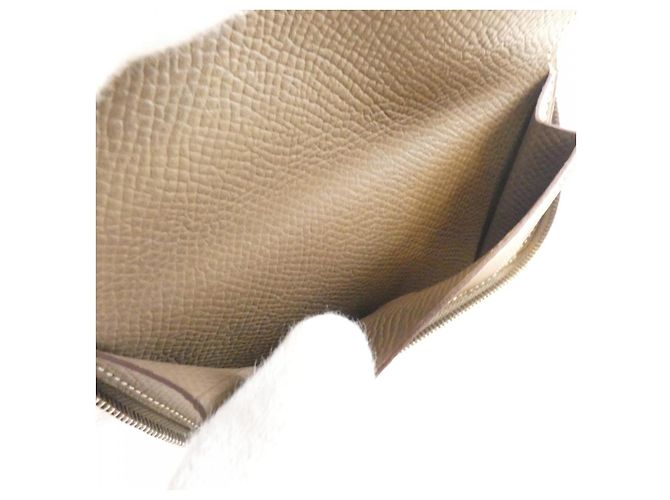 Hermès Azap Vertical Epsom Wallet Brown - view 8