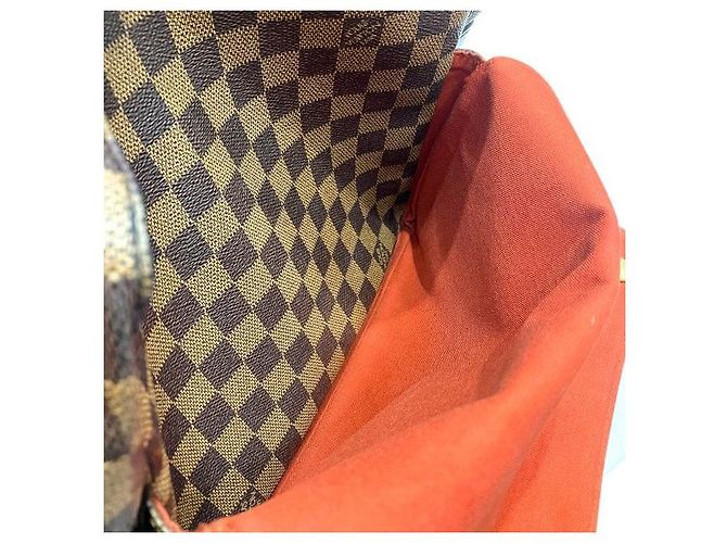 Borsa a Spalla Naviglio Damier Louis Vuitton Marrone - vista 7