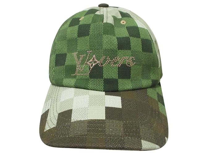 Gorra Damouflage Louis Vuitton Verde - vista 2