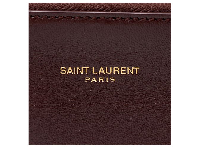 Saint Laurent Hobo Medium aus Lackleder Rendez-Vouz Rot - Ansicht 10
