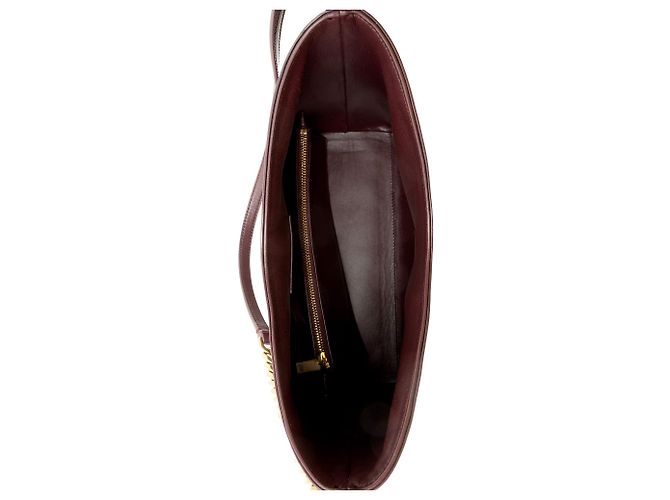 Saint Laurent Hobo Medium aus Lackleder Rendez-Vouz Rot - Ansicht 7