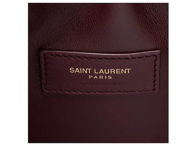 Saint Laurent Hobo Medium aus Lackleder Rendez-Vouz Rot - Ansicht 9