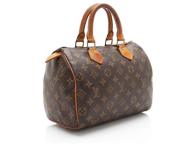 Louis Vuitton Vintage Monogramm Canvas Speedy 25 Tasche Braun - Ansicht 2