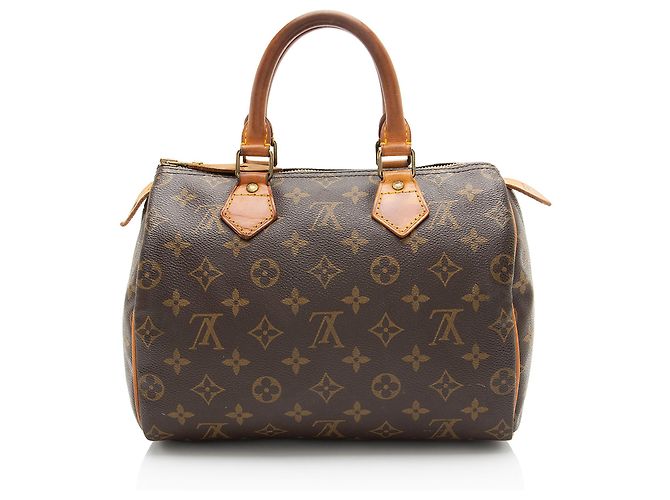 Louis Vuitton Vintage Monogramm Canvas Speedy 25 Tasche Braun - Ansicht 3