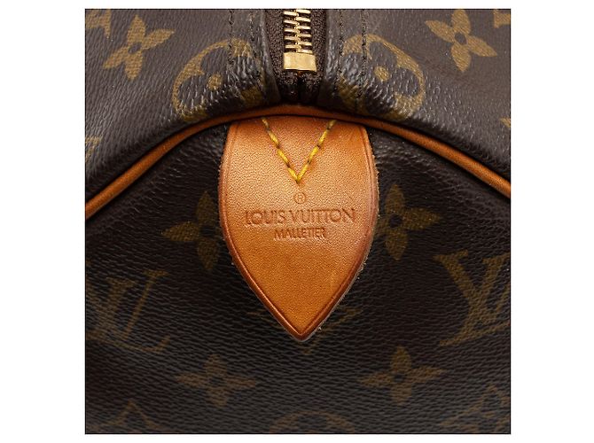Louis Vuitton Vintage Monogramm Canvas Speedy 25 Tasche Braun - Ansicht 8