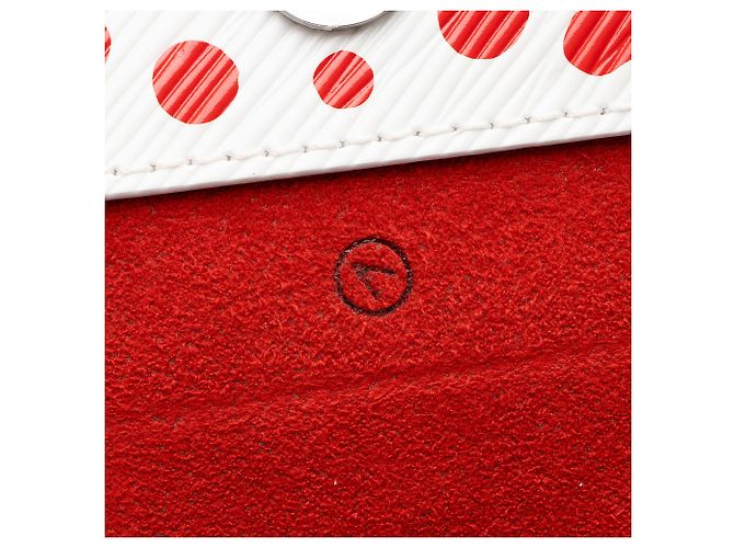 Mini borsa Cluny in pelle Epi Infinity Dots Louis Vuitton x YK Rosso - vista 10