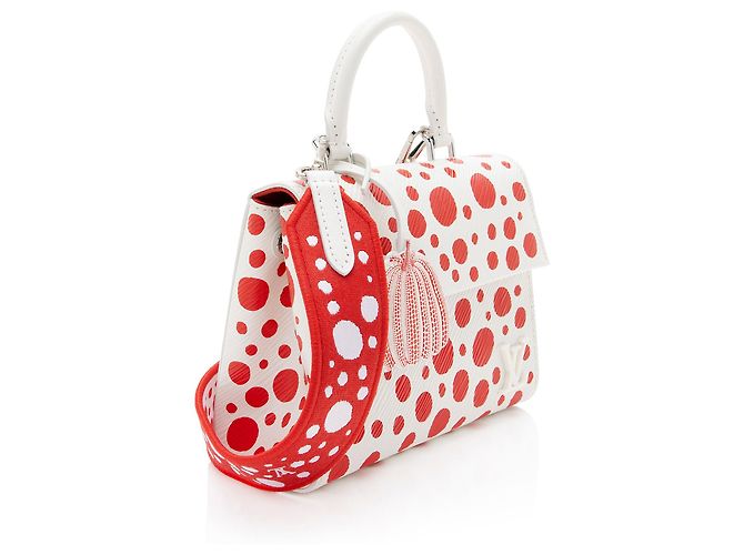 Mini borsa Cluny in pelle Epi Infinity Dots Louis Vuitton x YK Rosso - vista 2