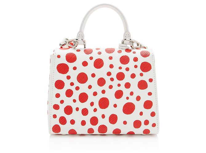 Mini borsa Cluny in pelle Epi Infinity Dots Louis Vuitton x YK Rosso - vista 3