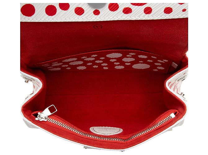 Mini borsa Cluny in pelle Epi Infinity Dots Louis Vuitton x YK Rosso - vista 6