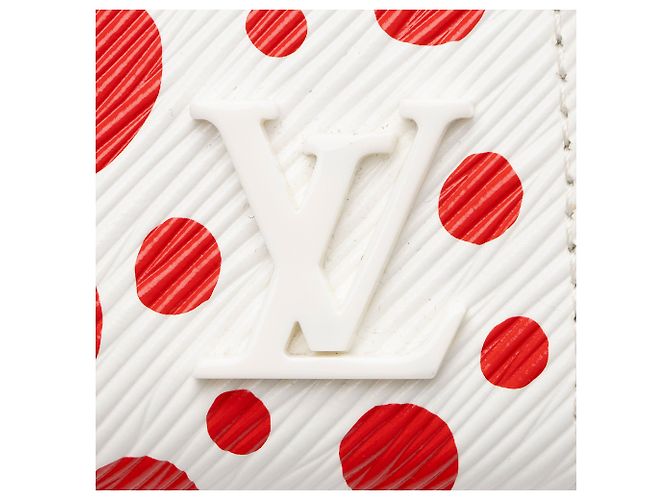 Mini borsa Cluny in pelle Epi Infinity Dots Louis Vuitton x YK Rosso - vista 8