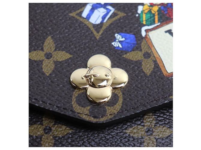Portafoglio Lungo Monogram Vivienne Louis Vuitton Marrone - vista 6
